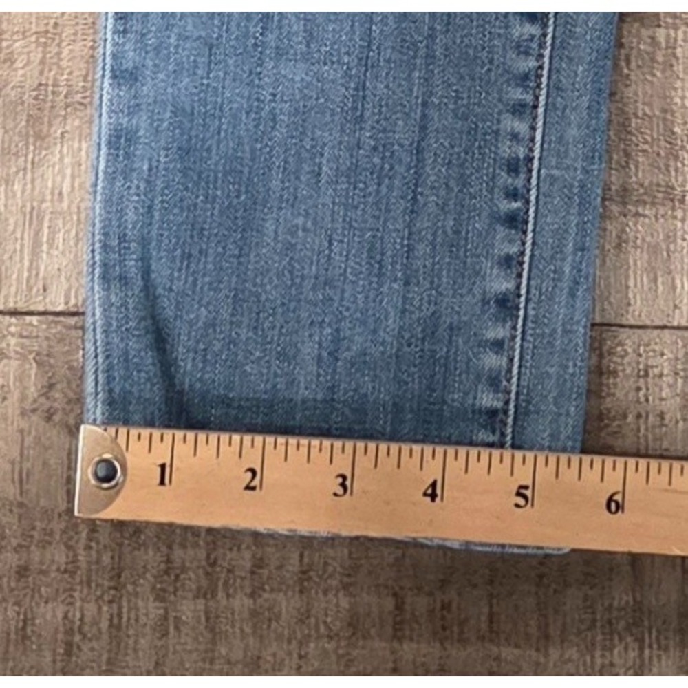 PAIGE light-wash Skyline Ankle Peg low-rise denim jeans Size 28 - Picture 7 of 8